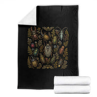 Insect Bug Collection Collector Entomologist Entomology Throw Blanket