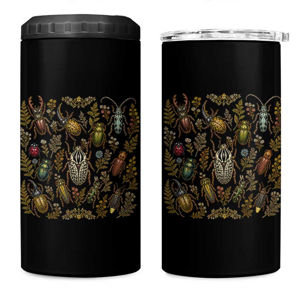 Insect Bug Collection Collector Entomologist Entomology 4 in 1 Can Cooler Tumbler