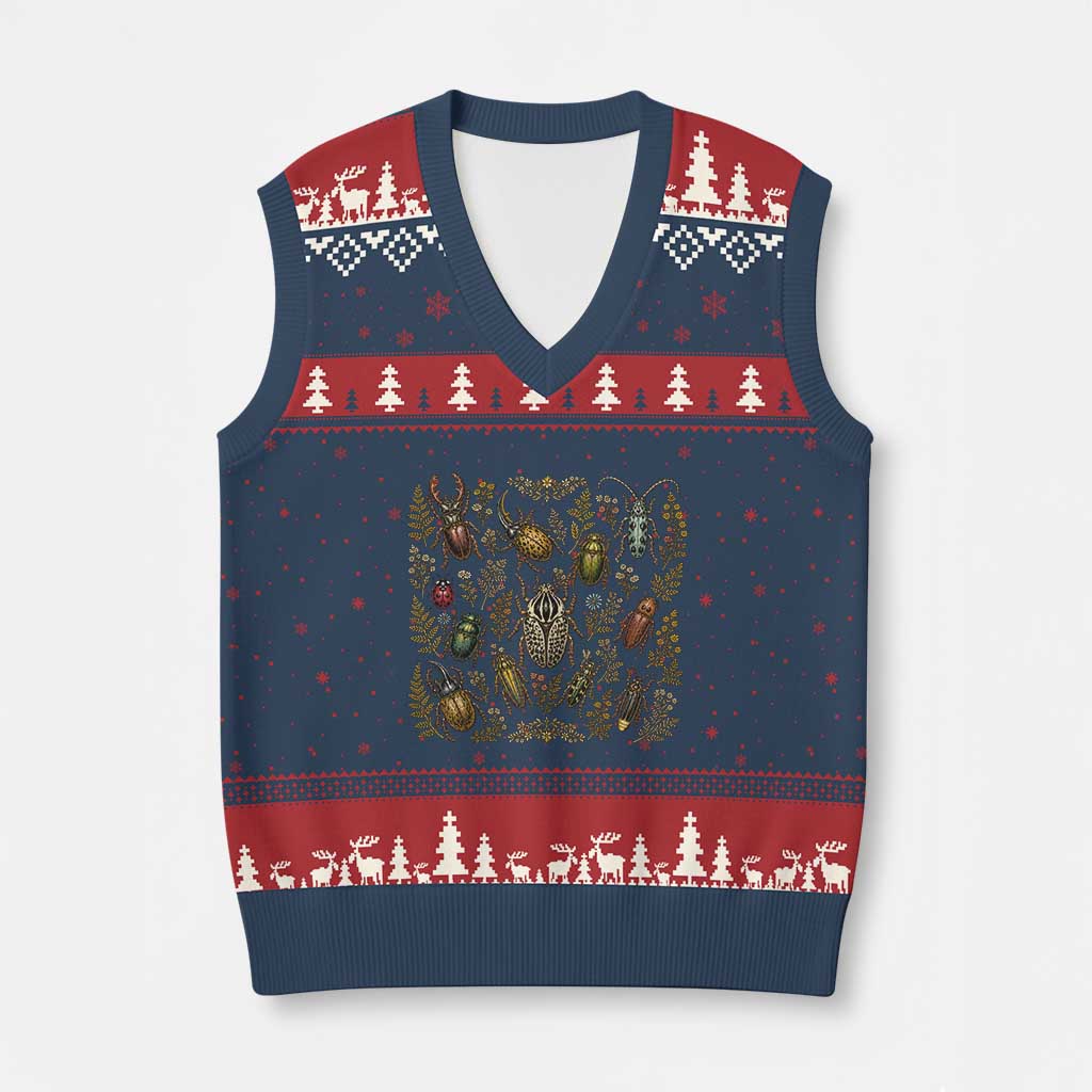 Insect Bug Collection Collector Entomologist Entomology V-Neck Knit Sweater Vest