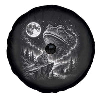Frog Moon Spare Tire Cover Vintage 90s Frog Howling to Moon Parody Meme