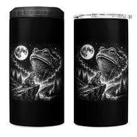 Frog Moon 4 in 1 Can Cooler Tumbler Vintage 90s Frog Howling to Moon Parody Meme