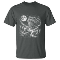 Frog Moon T Shirt Vintage 90s Frog Howling to Moon Parody Meme