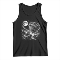 Frog Moon Tank Top Vintage 90s Frog Howling to Moon Parody Meme