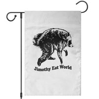 Jimothy Eat World Funny Viral Raccoon Seattle Trash Panda Garden Flag
