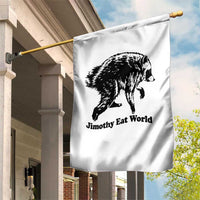 Jimothy Eat World Funny Viral Raccoon Seattle Trash Panda Garden Flag