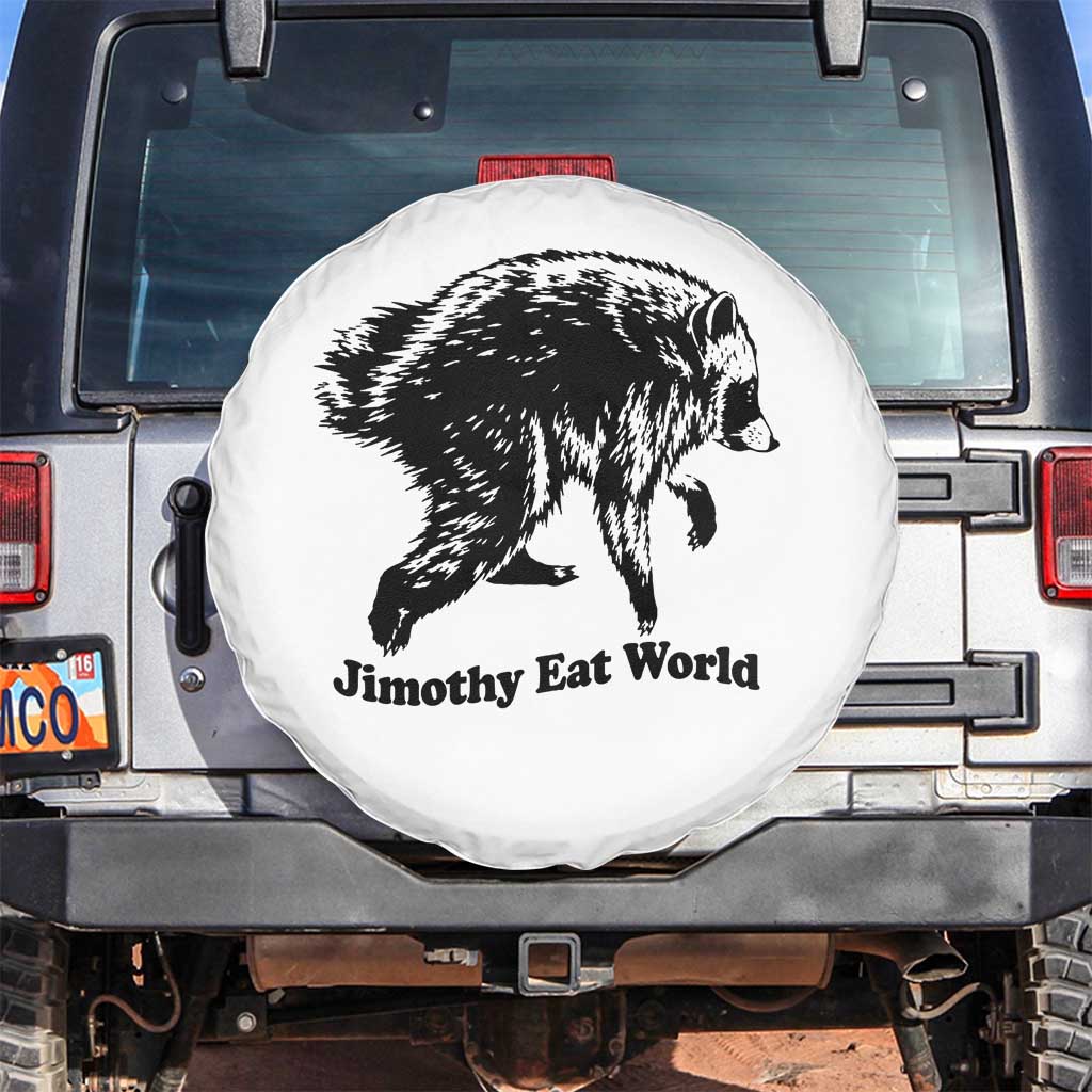 Jimothy Eat World Funny Viral Raccoon Seattle Trash Panda Spare Tire Cover