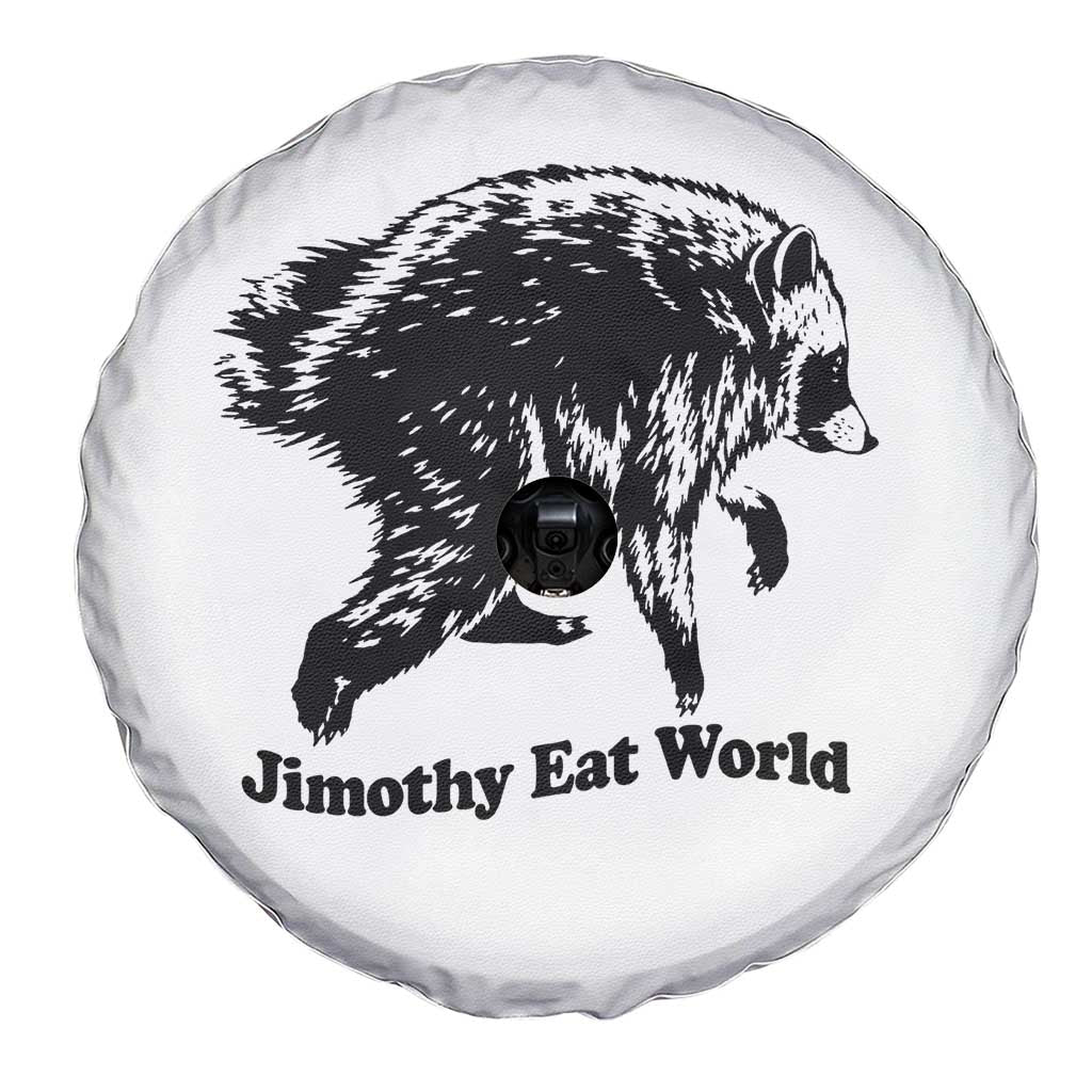 Jimothy Eat World Funny Viral Raccoon Seattle Trash Panda Spare Tire Cover