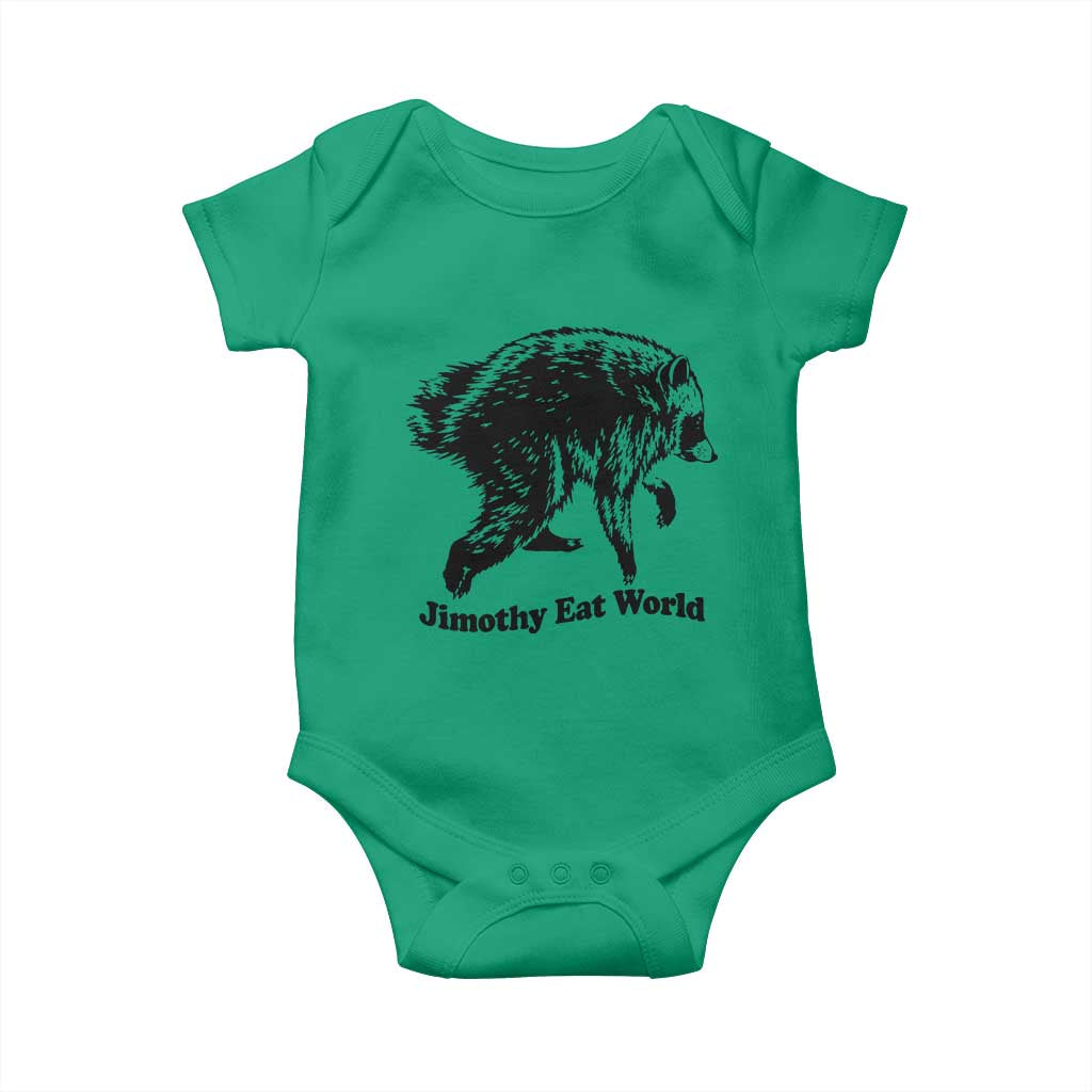 Jimothy Eat World Funny Viral Raccoon Seattle Trash Panda Baby Onesie