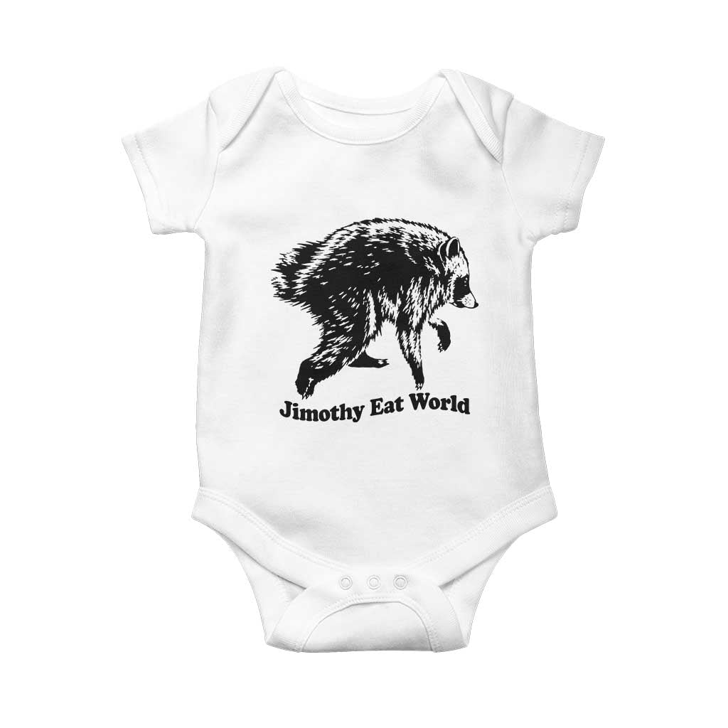 Jimothy Eat World Funny Viral Raccoon Seattle Trash Panda Baby Onesie