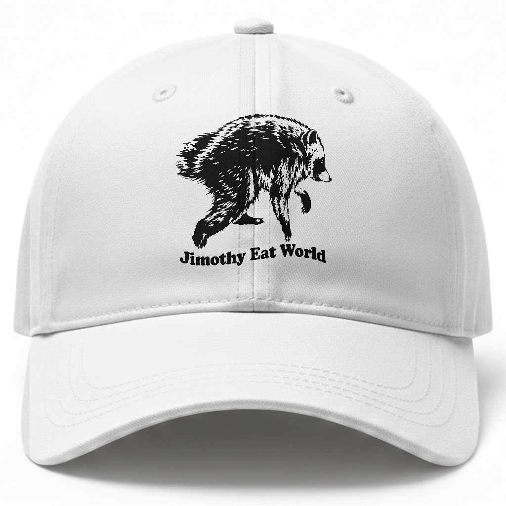 Jimothy Eat World Funny Viral Raccoon Seattle Trash Panda Baseball Cap