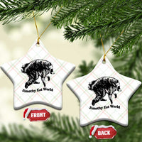 Jimothy Eat World Funny Viral Raccoon Seattle Trash Panda Ceramic Ornament