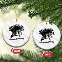 Jimothy Eat World Funny Viral Raccoon Seattle Trash Panda Ceramic Ornament