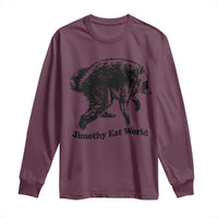 Jimothy Eat World Funny Viral Raccoon Seattle Trash Panda Long Sleeve Shirt