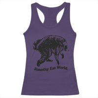Jimothy Eat World Funny Viral Raccoon Seattle Trash Panda Racerback Tank Top