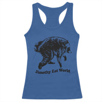 Jimothy Eat World Funny Viral Raccoon Seattle Trash Panda Racerback Tank Top