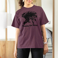 Jimothy Eat World Funny Viral Raccoon Seattle Trash Panda T Shirt For Women