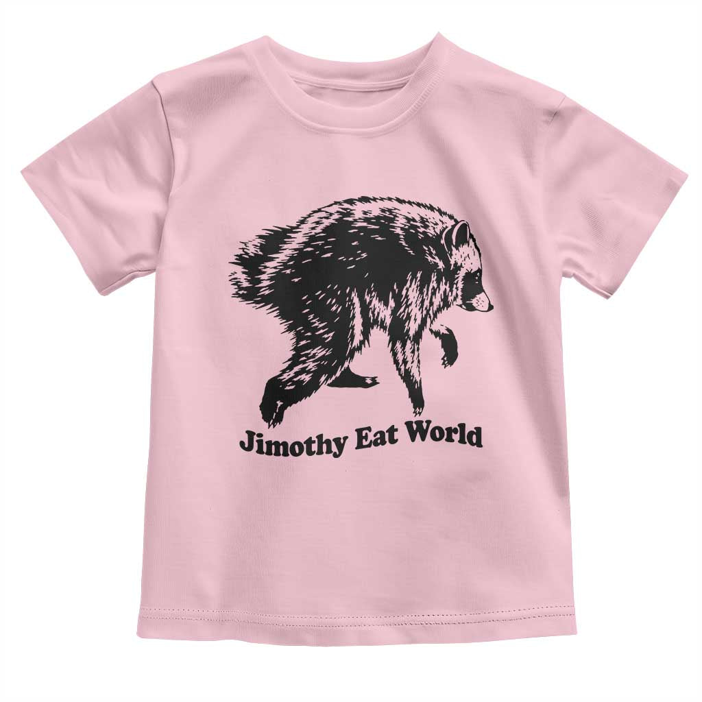 Jimothy Eat World Funny Viral Raccoon Seattle Trash Panda Toddler T Shirt