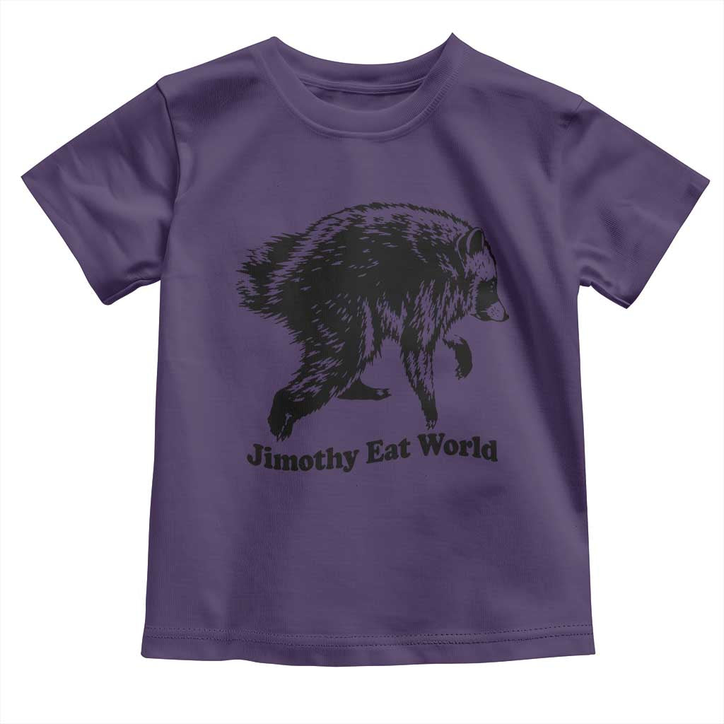 Jimothy Eat World Funny Viral Raccoon Seattle Trash Panda Toddler T Shirt