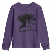 Jimothy Eat World Funny Viral Raccoon Seattle Trash Panda Youth Sweatshirt