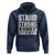 Stand Strong in Honor of Charlie Kirk Hoodie - Wonder Print Shop