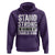 Stand Strong in Honor of Charlie Kirk Hoodie - Wonder Print Shop
