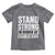 Stand Strong in Honor of Charlie Kirk Toddler T Shirt - Wonder Print Shop