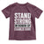 Stand Strong in Honor of Charlie Kirk Toddler T Shirt - Wonder Print Shop