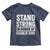 Stand Strong in Honor of Charlie Kirk Toddler T Shirt - Wonder Print Shop