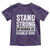 Stand Strong in Honor of Charlie Kirk Toddler T Shirt - Wonder Print Shop
