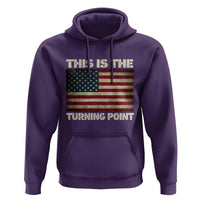 Retro This is The Turning Point Hoodie Vintage USA Freedom Patriotic America Flag - Wonder Print Shop