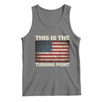 Retro This is The Turning Point Tank Top Vintage USA Freedom Patriotic America Flag - Wonder Print Shop