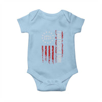 I Am Charlie Kirk Baby Onesie Freedom Vintage Old American Flag Patriotic 1776 - Wonder Print Shop