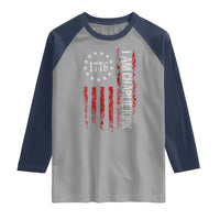 I Am Charlie Kirk Raglan Shirt Freedom Vintage Old American Flag Patriotic 1776 - Wonder Print Shop