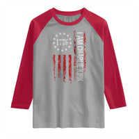 I Am Charlie Kirk Raglan Shirt Freedom Vintage Old American Flag Patriotic 1776 - Wonder Print Shop