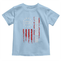 I Am Charlie Kirk Toddler T Shirt Freedom Vintage Old American Flag Patriotic 1776 - Wonder Print Shop
