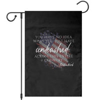Charlie Kirk Memorial Garden Flag Erika Kirk Quote Patriotism Faith Gods Merciful Love - Wonder Print Shop