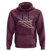 Charlie Kirk Memorial Hoodie Erika Kirk Quote Patriotism Faith Gods Merciful Love - Wonder Print Shop