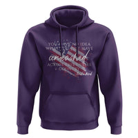 Charlie Kirk Memorial Hoodie Erika Kirk Quote Patriotism Faith Gods Merciful Love - Wonder Print Shop
