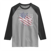 Charlie Kirk Memorial Raglan Shirt Erika Kirk Quote Patriotism Faith Gods Merciful Love - Wonder Print Shop