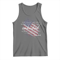 Charlie Kirk Memorial Tank Top Erika Kirk Quote Patriotism Faith Gods Merciful Love - Wonder Print Shop
