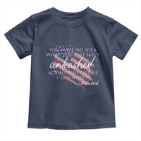 Charlie Kirk Memorial Toddler T Shirt Erika Kirk Quote Patriotism Faith Gods Merciful Love - Wonder Print Shop
