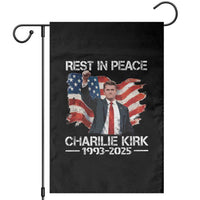 Rest in Peace Charlie Kirk Garden Flag Memorial Tribute Charlie A True Patriot USA Flag - Wonder Print Shop