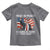 Rest in Peace Charlie Kirk Toddler T Shirt Memorial Tribute Charlie A True Patriot USA Flag - Wonder Print Shop