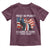 Rest in Peace Charlie Kirk Toddler T Shirt Memorial Tribute Charlie A True Patriot USA Flag - Wonder Print Shop
