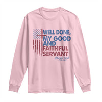 Charlie Kirk Long Sleeve Shirt Fear Not Mens Christian Memorial Tribute Charlie Cross US Flag - Wonder Print Shop