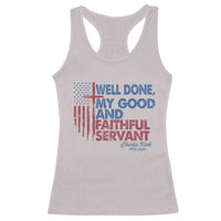 Charlie Kirk Racerback Tank Top Fear Not Mens Christian Memorial Tribute Charlie Cross US Flag - Wonder Print Shop