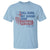 Charlie Kirk T Shirt Fear Not Mens Christian Memorial Tribute Charlie Cross US Flag - Wonder Print Shop