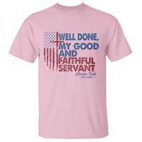 Charlie Kirk T Shirt Fear Not Mens Christian Memorial Tribute Charlie Cross US Flag - Wonder Print Shop