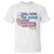 Charlie Kirk T Shirt Fear Not Mens Christian Memorial Tribute Charlie Cross US Flag - Wonder Print Shop