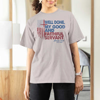 Charlie Kirk T Shirt For Women Fear Not Mens Christian Memorial Tribute Charlie Cross US Flag - Wonder Print Shop